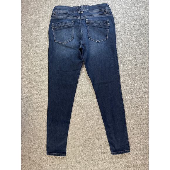 Democracy Jeans Ab Technology Skinny Ankle Dark Wash Size 6 - Picture 2 of 8